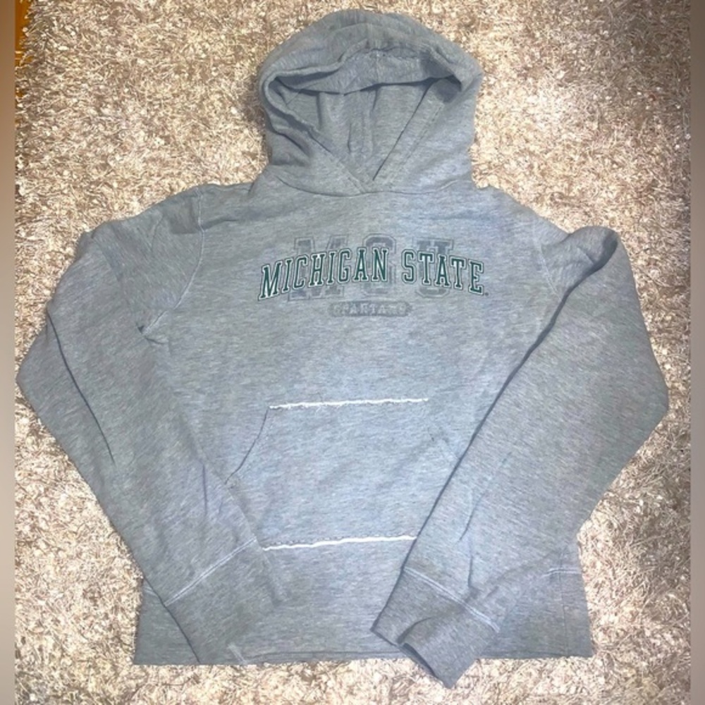 Michigan State MSU Jansport Hoodie - Vintage - early 2000s - sz S